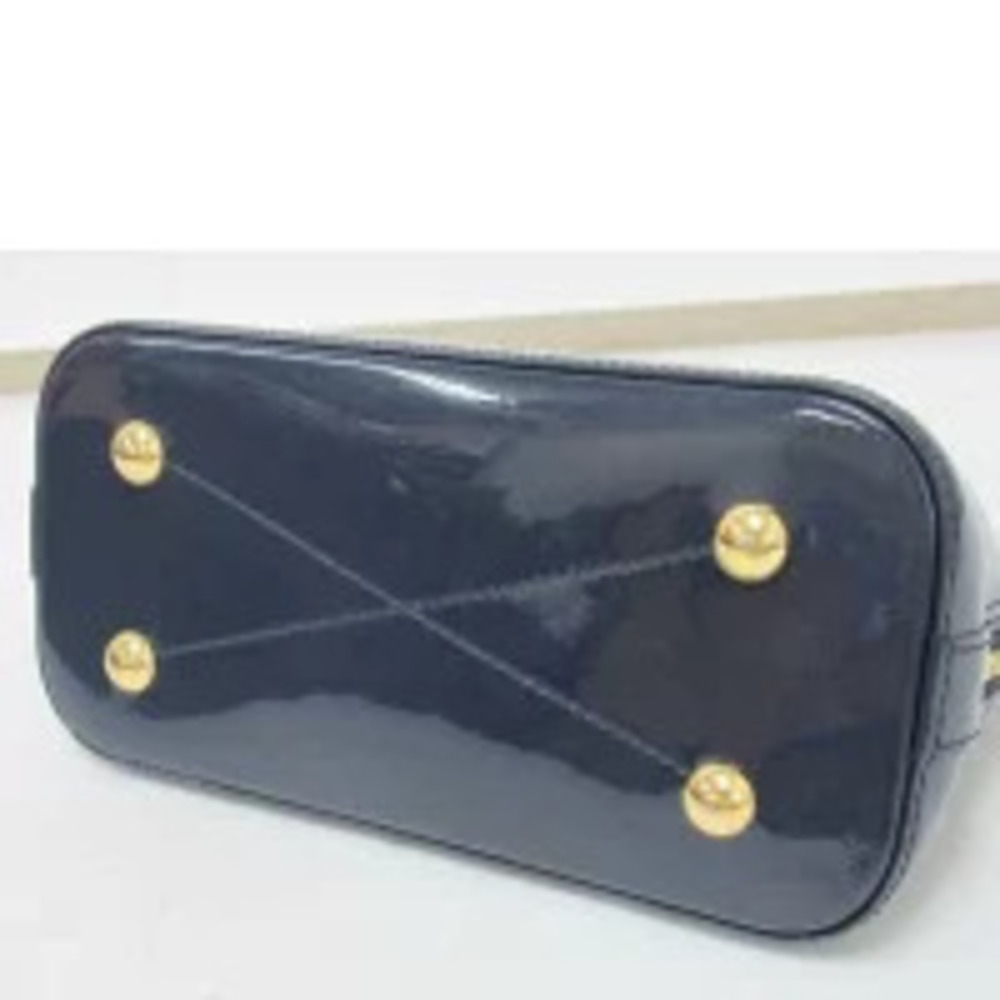 LOUIS VUITTON Alma Monogram Vernis Marine Blue AB - Picture 4 of 6